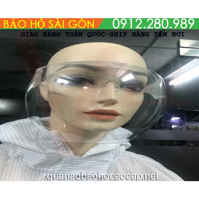 Kính Bảo Hộ Che Full Mặt, Kính Chống Giọt Bắn, Chống Bụi An Toàn Tuyệt Đối