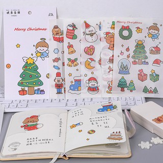 Set 6 Tấm Sticker  Christmas - 𝐀𝐢𝐭𝐚𝐨𝟐𝟒𝐇𝐂𝐌