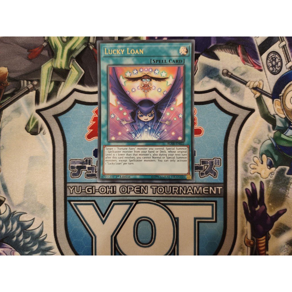 Thẻ bài Yugioh chính hãng Lucky Loan - BLHR-EN022 - Ultra Rare 1st Edition