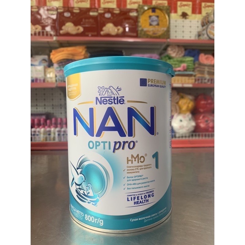 Sữa Bột Nan Nga Đủ Số 1,2,3,4 Lon 800g [ có HMO ] { date mới nhất }