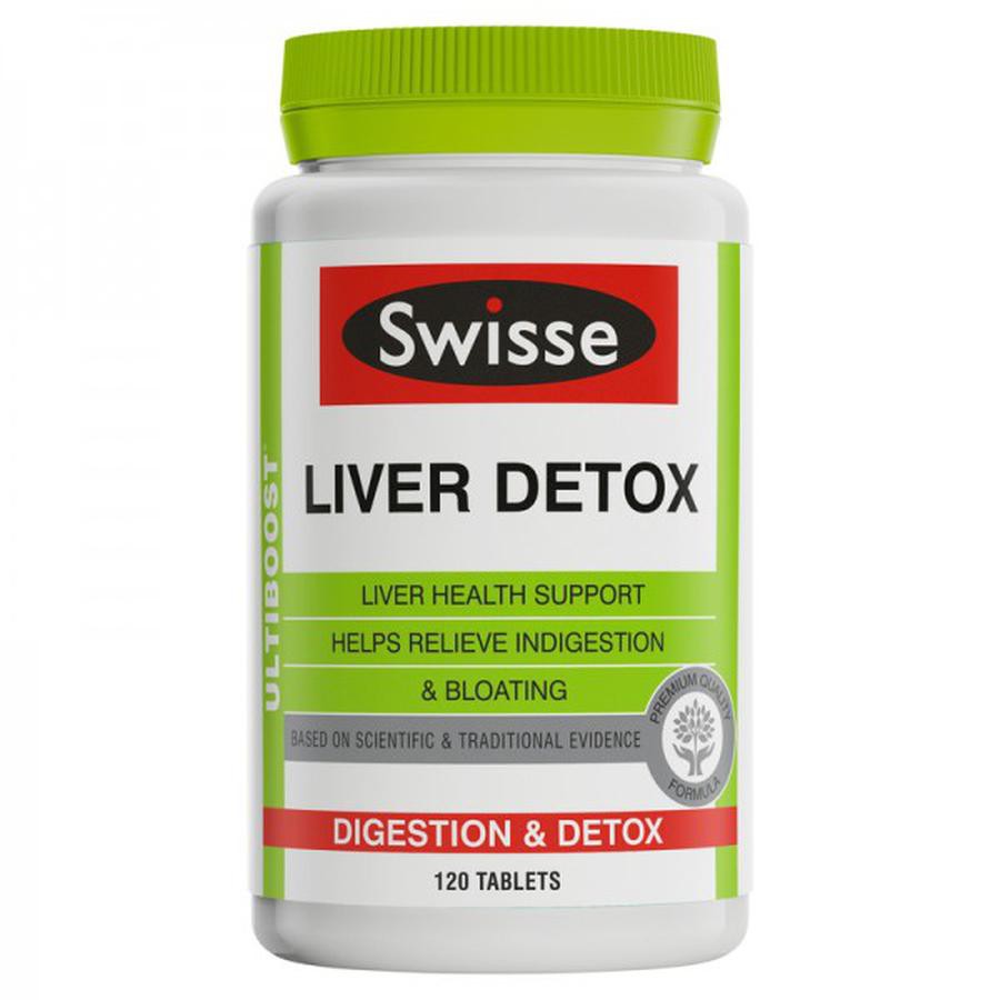 Viên Uống Liver Detox Swisse 120 viên