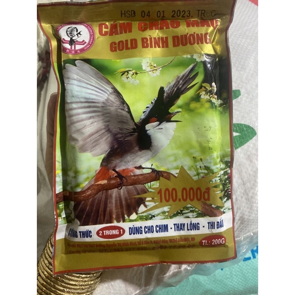 Cám chào  mào  Bình  Dương  Gold 400gr
