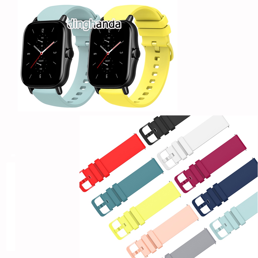 Dây Đeo Silicone Thể Thao Cho Đồng Hồ Thông Minh Huami Amazfit GTS 2e GTS2 mini GTS3