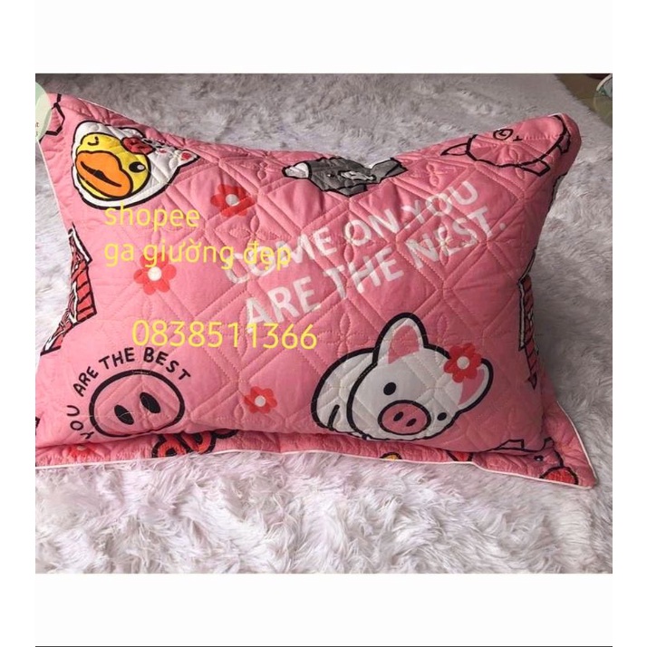 Vỏ gối trần bông ( 1  chiếc  ),vỏ gối nằm, vỏ gối đầu cotton boly cao cấp | BigBuy360 - bigbuy360.vn