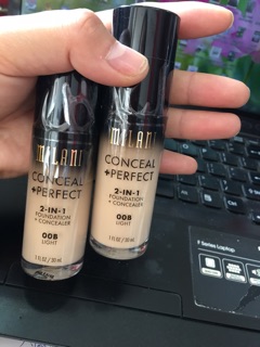 Kem nền Milani 2in1 30ml tone 00a,00b,0a2