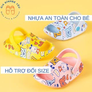 Dép Sục Bobdog Cho Bé Trai Bé Gái Hở Ngón Chân (BD-1053)- Dép Sục Bobdog Chính Hãng Siêu Mềm, Chống Trơn Trượt Vượt Trội