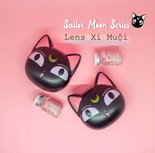 Khay lens mèo đen trắng