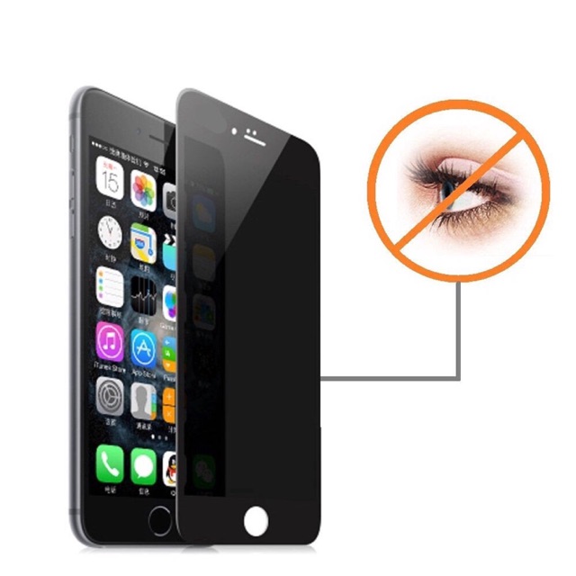 Cường lực chống nhìn trộm iphone 6Plus/6splus/7plus/8plus  bảo mật an toàn thông tin