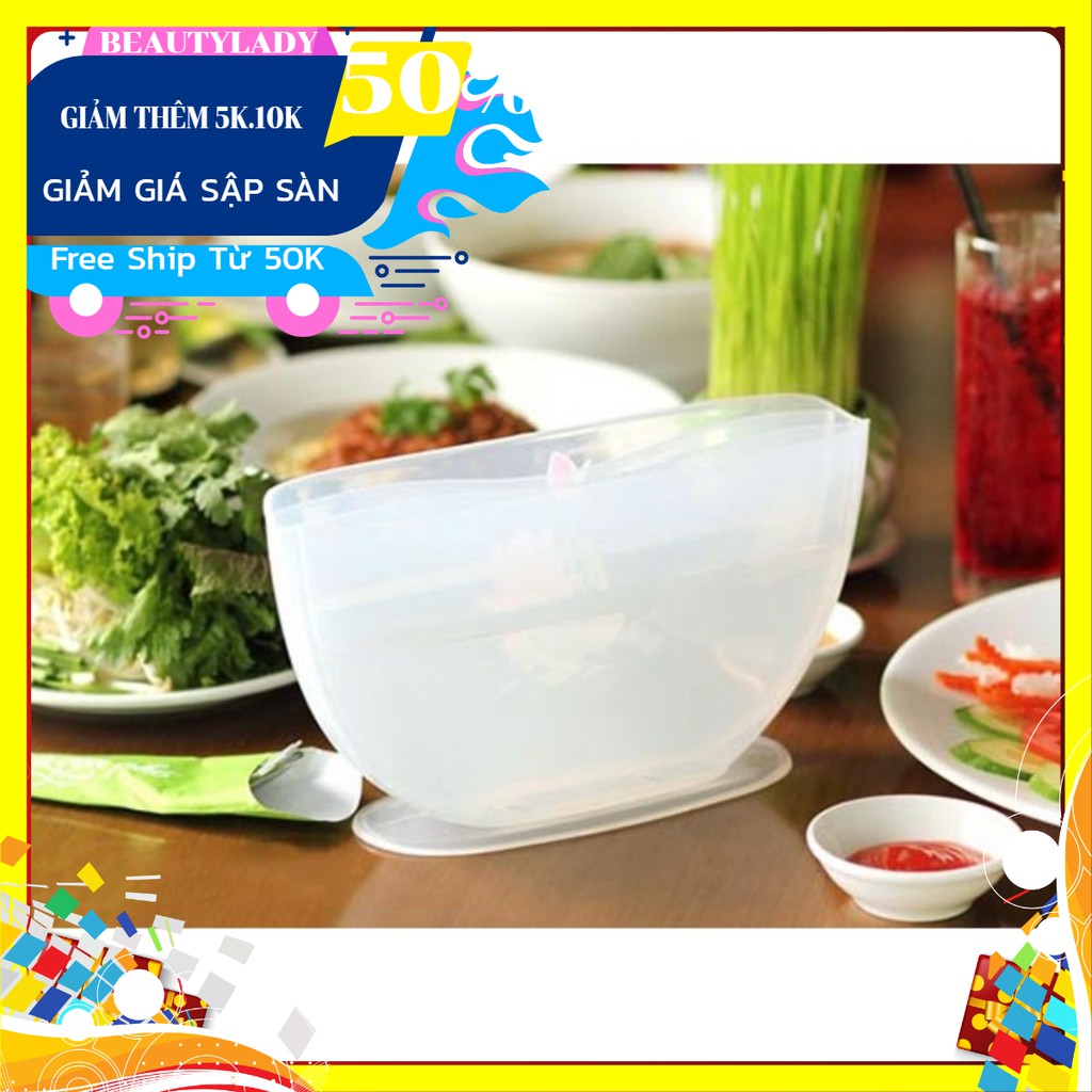 Tô nhúng bánh tráng 3 ngăn tiện lợi