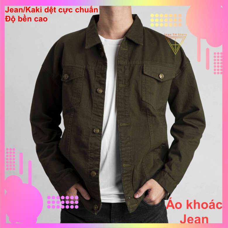 Áo khoác Kaki Nam nhiều màu, áo khoác Kaki Nữ form rộng Hàn Quốc phù hợp với mọi lứa tuổi lazashop22 | BigBuy360 - bigbuy360.vn