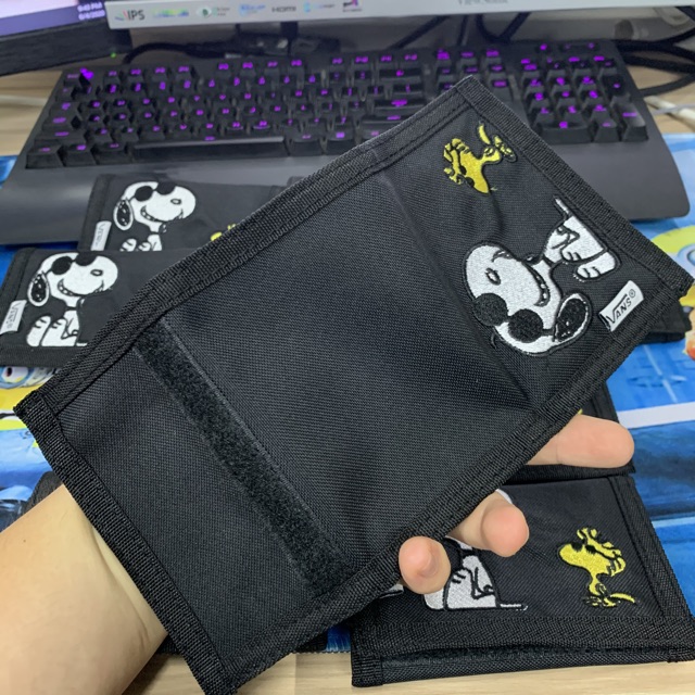 Túi Ví Van.s x Peanuts Slipped Black Wallet Bóp Ví mini Snoopy - Kun Shop | BigBuy360 - bigbuy360.vn