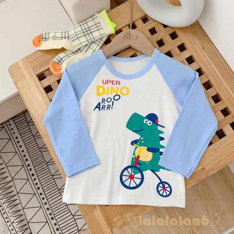 Áo Kiểu Tay Dài Cổ Tròn In Họa Tiết Hoạt Hình Laa6