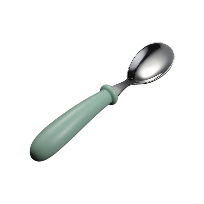 Bộ 6 Dụng Cụ Ăn Bằng Thép Không Gỉ An Toàn Cho Bé Ốp