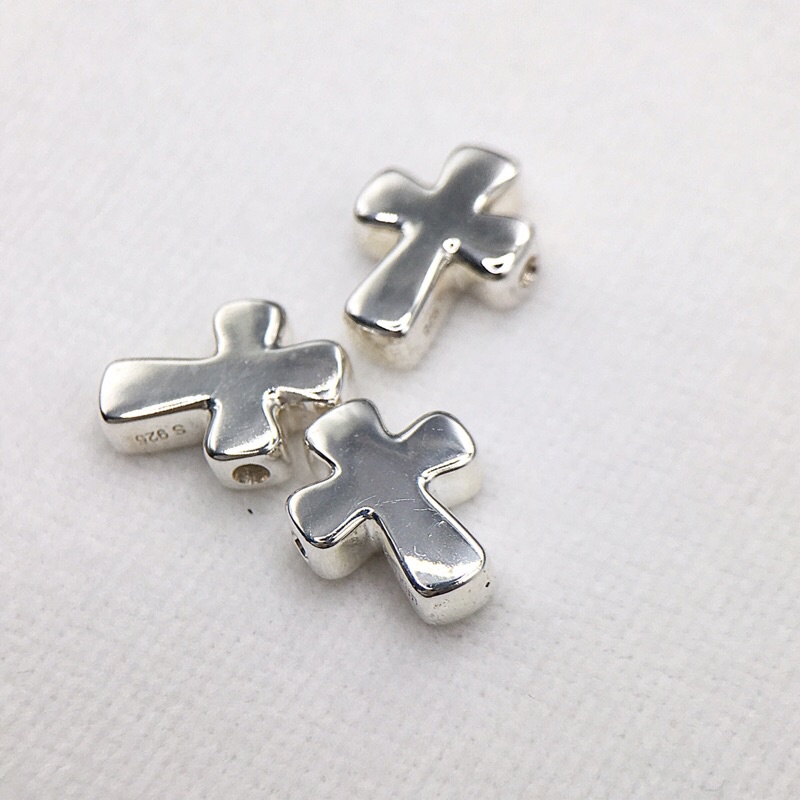 Chuỗi Mân Côi Thánh Giá bạc S925 xỏ vòng tay hạt KimKimRosa Jewelry trang sức Sterling silver