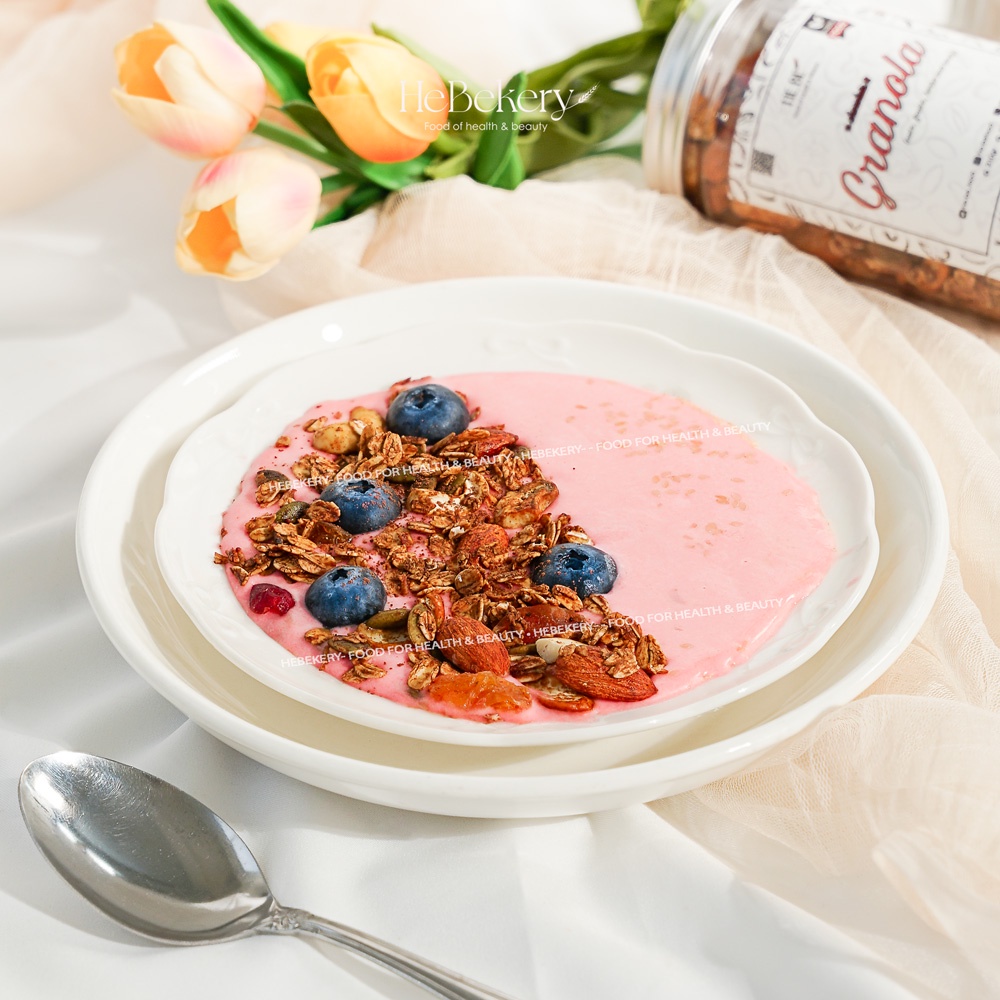 500g Granola Truly Healthy HEBEKERY by HEBE - Ngũ Cốc Dinh Dưỡng Lành Mạnh Tự Nhiên - Vị Choco