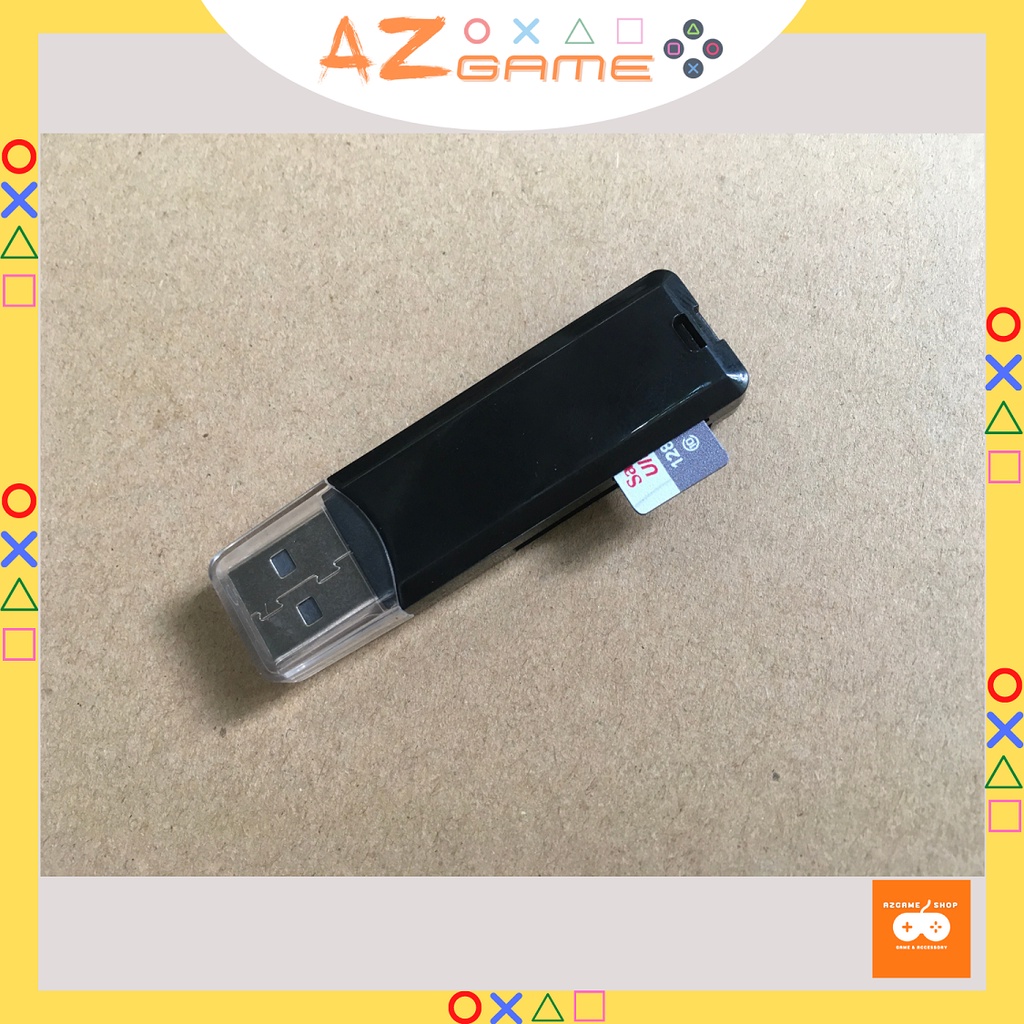 Đầu Đọc Thẻ Nhớ SD MicroSD Cho PSP DSi 3DS PS Vita