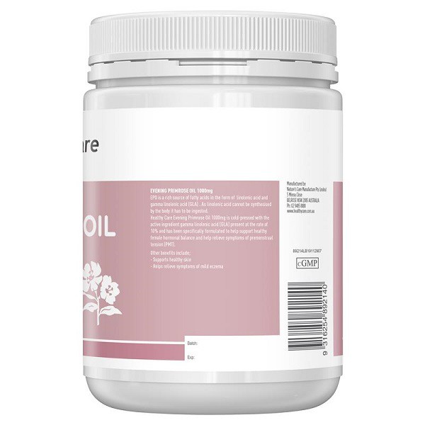 Tinh dầu anh thảo Healthy Care 1000mg hỗ trợ sức khỏe sắc đẹp phái nữ hộp 200 viên Quà Tặng Mẹ