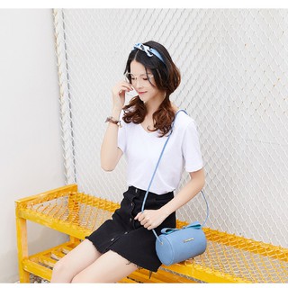 [RẺ VÔ ĐỊCH] Túi xách thời trang nữ - Túi đeo chéo hình hộp tròn, dài nhiều màu siêu xinh - túi xách giá rẻ