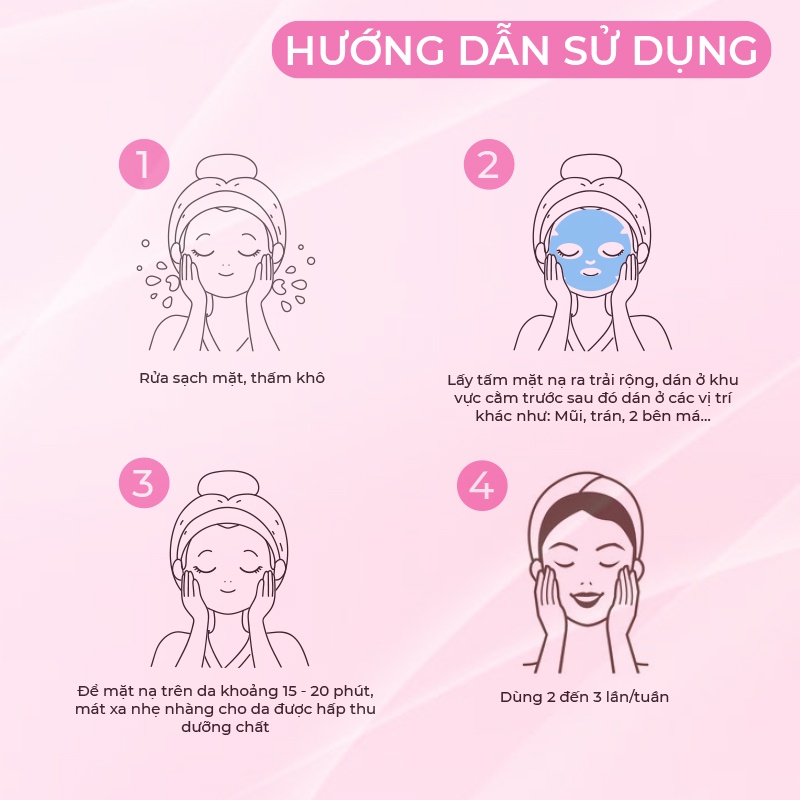 Hộp 10 Túi Mặt Nạ Giấy Dưỡng Da HOLIKEY Hàn Quốc Chiết Xuất Từ Lô Hội Cấp Ẩm &amp; Làm Trắng 25mlx10 túi