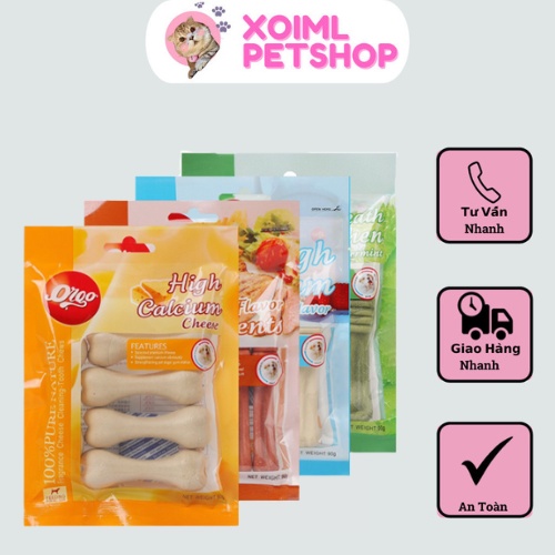 Xương Gặm Sạch Răng Cho Chó Orgo Thơm Miệng Bổ Sung Canxi Cho Chó