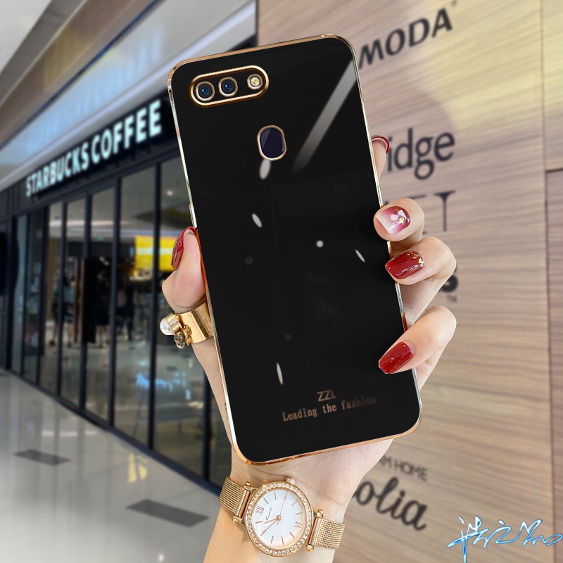 Ốp Điện Thoại Silicon Mềm Kết Cấu Sang Trọng Bảo Vệ Cho OPPO A5S Case A12 Case F9 F9 Pro 2022