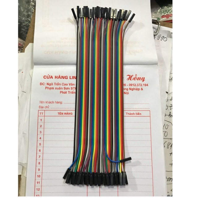 40 sợi dây 2 đầu cái (cái cái)