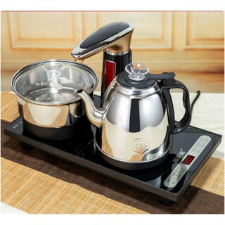 Bếp Điện Đun Nước VCR4200 Đen Inox304 Pha Trà Tự Động Xoay hoàn toàn cảm ứng 100%