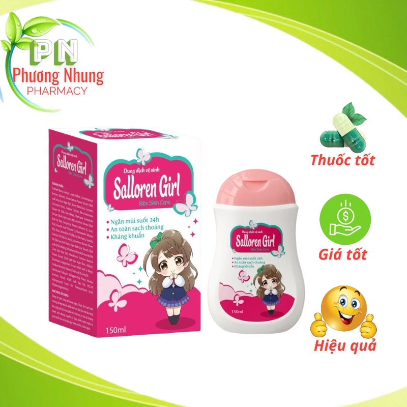 Dung dịch vệ sinh bé gái Salloren Girl