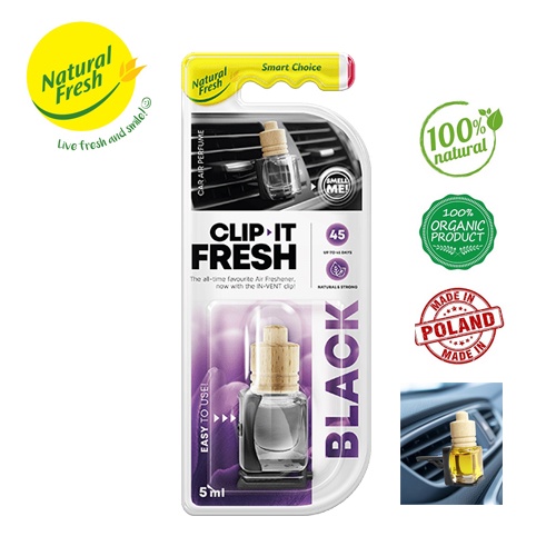 Tinh Dầu Gắn Xe Hơi  Natural Fresh - Clip It Fresh 5ml