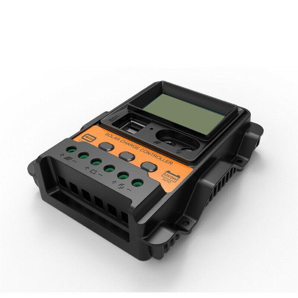 WATTLE Bộ Điều Khiển Sạc Năng Lượng Mặt Trời 10A / 20A / 30A Hai Cổng USB