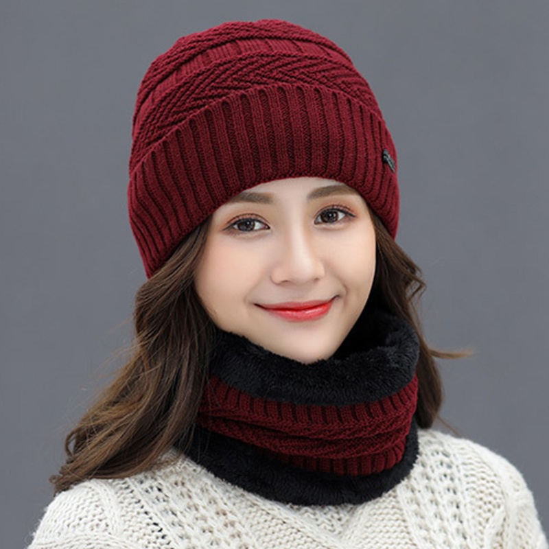 Mũ Trùm Đầu Kiêm Khăn Choàng Cổ Che Phủ Tai Giữ Ấm Mùa Đông Thời Tiết Unisex