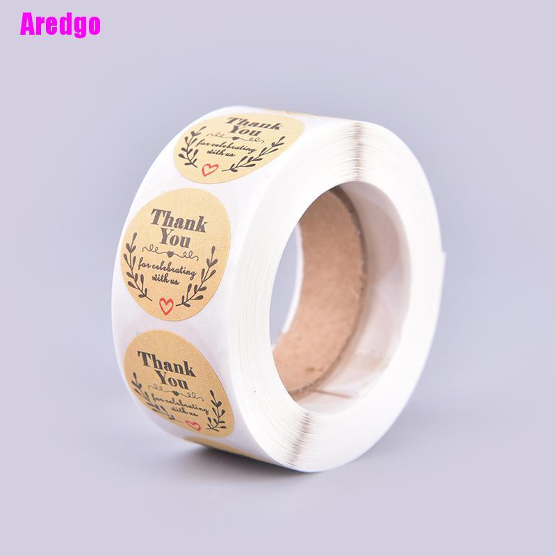 Cuộn 500 Sticker Chữ Thank You Dán Trang Trí