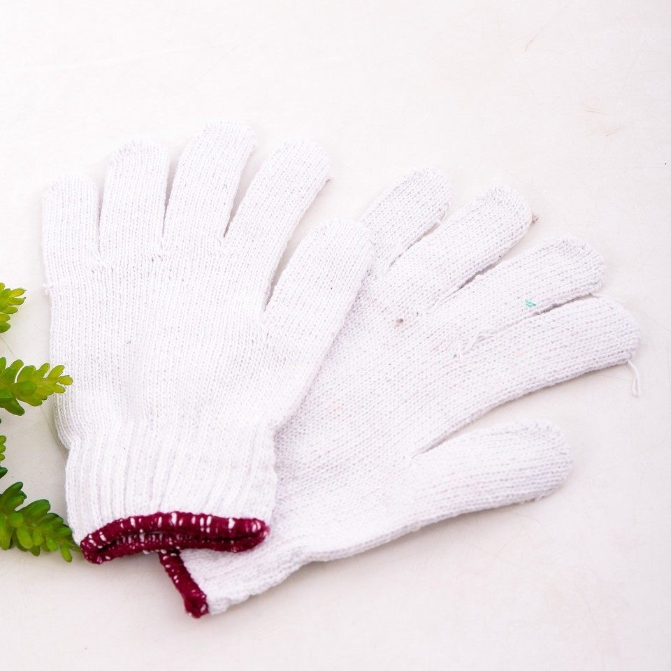 (giá rẻ) Găng tay làm vườn (màu Tím Than và màu Kem)