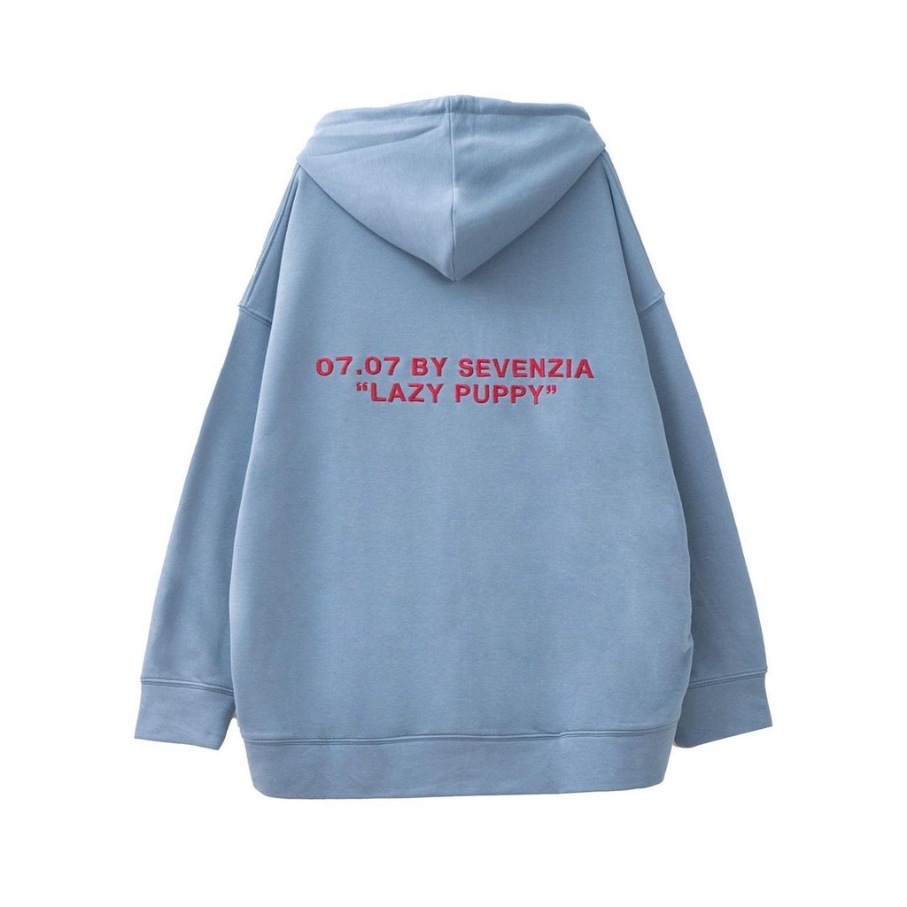 Áo Khoác Nỉ Bông Dây Kéo PUPPY LAZY HOODY Unisex (5 Màu)