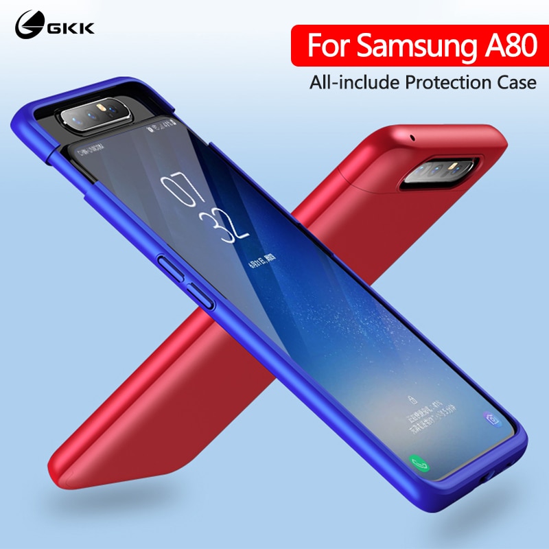 Ốp lưng GKK cho Samsung Galaxy A80 Ốp lưng 360 bảo vệ toàn diện Vỏ cứng chống va đập cho Samsung A80
