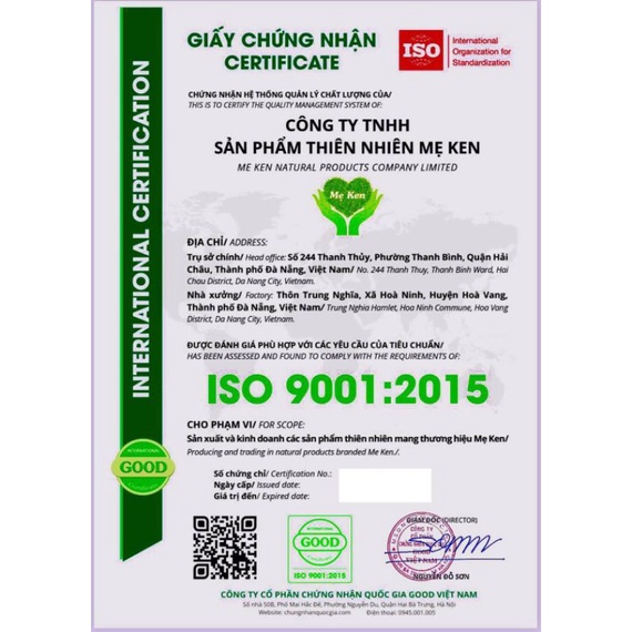 Kem Sữa Gạo Mẹ Ken