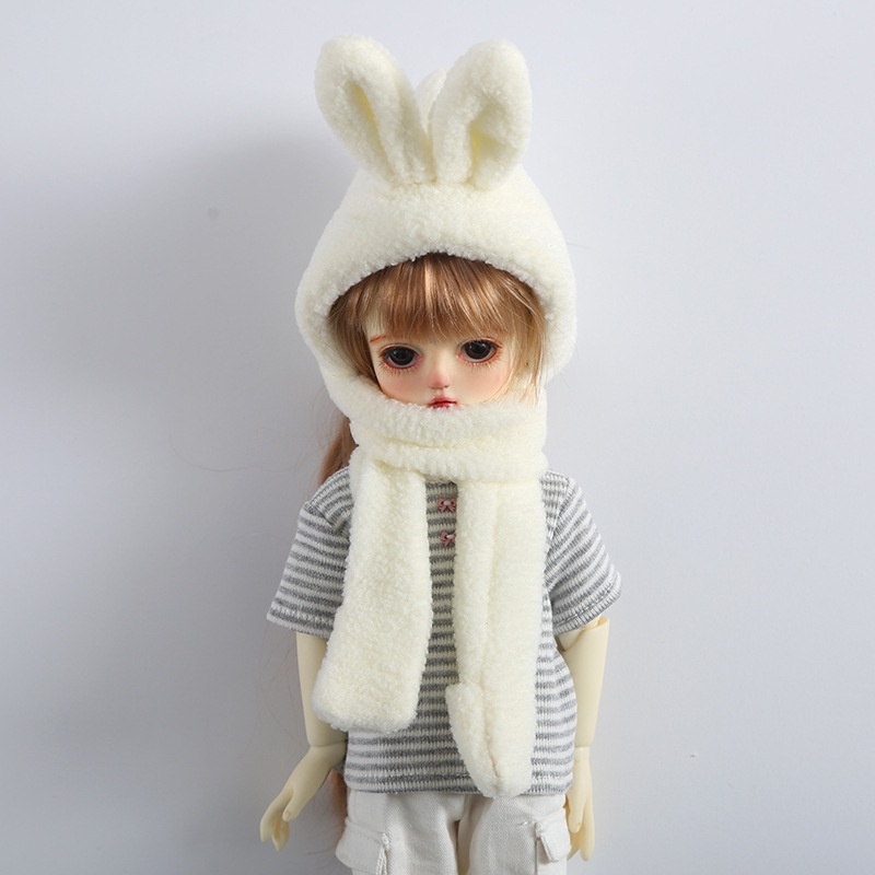 Búp Bê BJD 6-6 Tuổi Kèm Khăn Quàng Cổ + Mũ + Găng Tay Họa Tiết Hoạt Hình One Piece