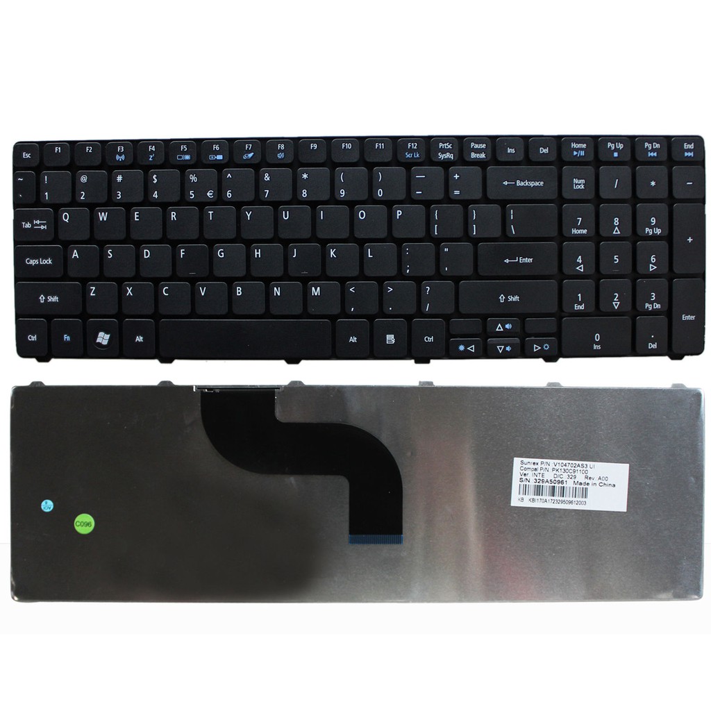 [NEW]BÀN PHÍM LAPTOP ACER 5810 E1-531 E1-521 5738 5253 5536 5740 5750 E1-571 5745G