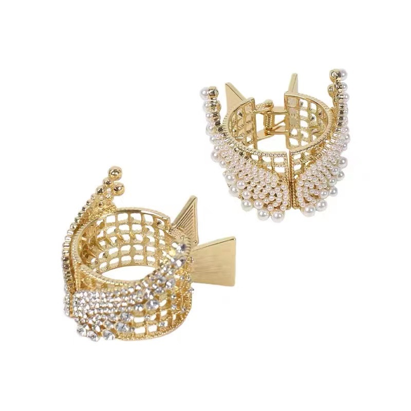 Thời trang hàn quốc phụ nữ kim cương đôi cánh thiên thần kẹp tóc cột tóc đuôi ngựa phụ kiện tóc ngọt ngào và thanh lịch