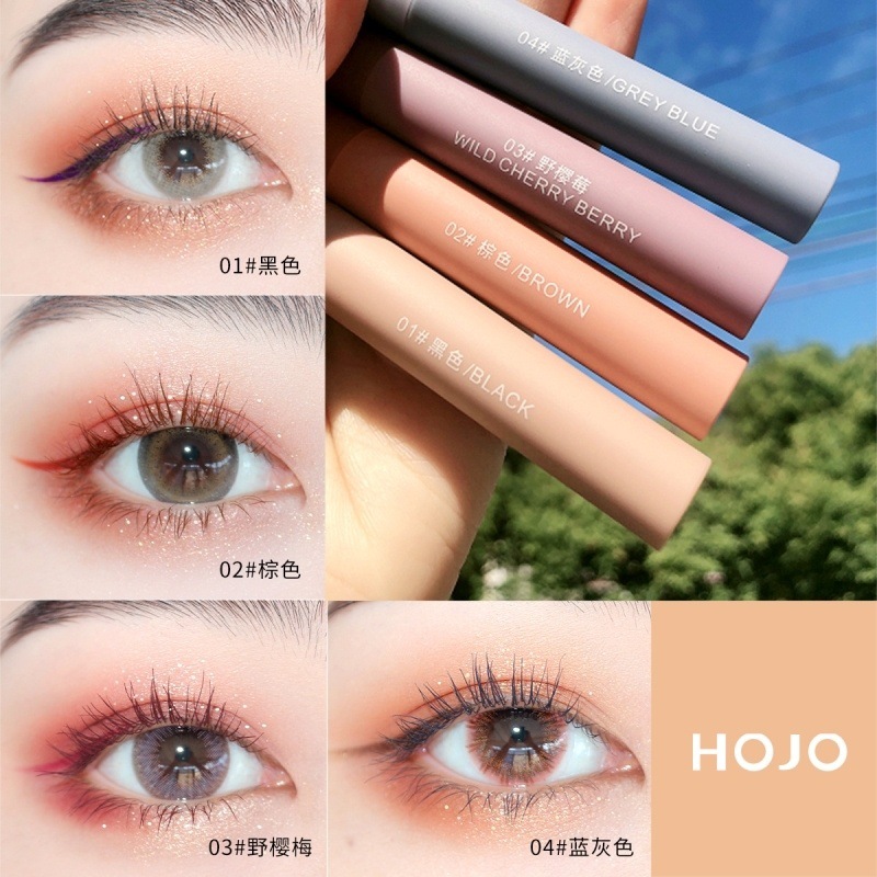 Chuốt mi đầu nhỏ HOJO gấu dễ thương mascara chuốt tơi dài nhỏ xinh không thấm nước không lem nội địa Trung