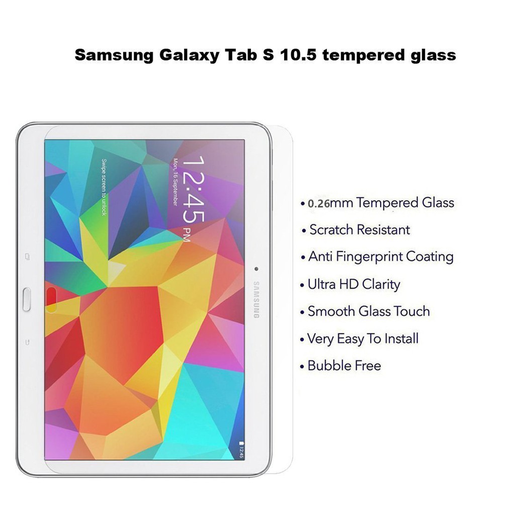 For Samsung Galaxy Tab S 10.5 SM-T800 T805 T807 Tempered Glass Screen Protector Film