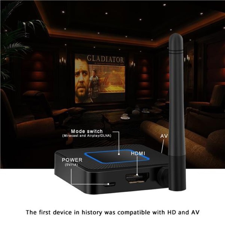 BỘ HDMI KHÔNG DÂY KẾT NỐI ĐIỆN THOẠI THÔNG MINH ANDROID, VỚI TIVI, MÀN HÌNH LCD Q4
