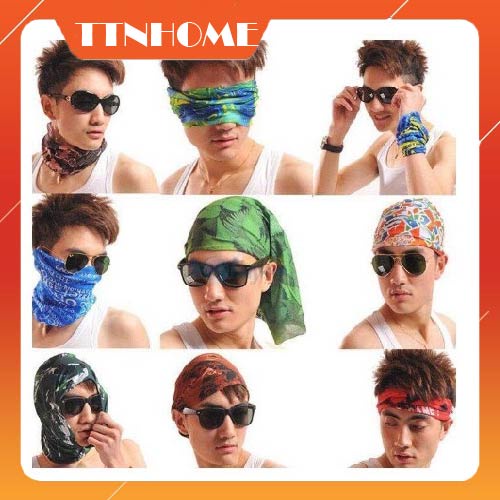 Khăn đa năng đi phượt , khăn ống , khăn chống nắng