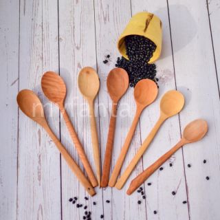 Tổng hợp 5 loại thìa gỗ nhãn ăn cơm cho người lớn