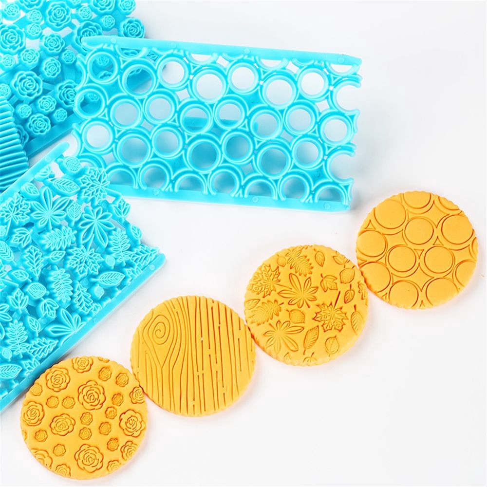 Khuôn nhựa giúp cắt tạo hình họa tiết cho bánh quy/bánh Fondant kích thước 15x8x0.8cm