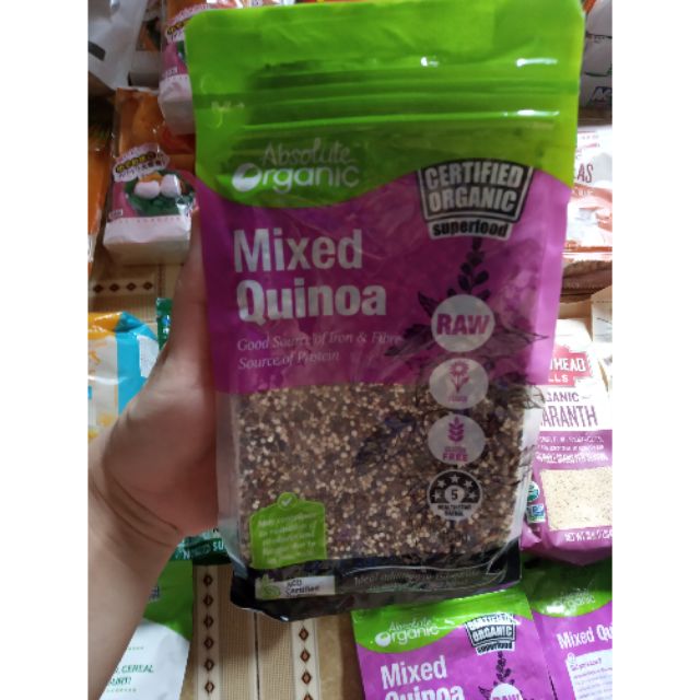 Hạt Quinoa 3 màu - Hạt diêm mạch hữu cơ chia lẻ