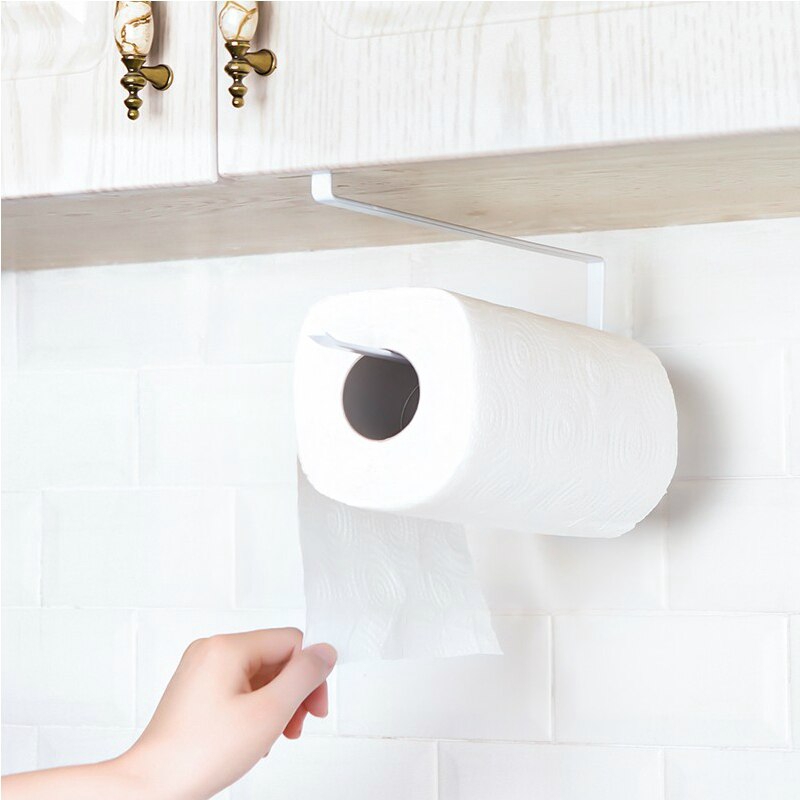 Giá Treo Khăn Giấy Cuộn Bằng Nhựa Tiện Dụng Cho Nhà Bếp