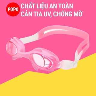 Kính bơi cho bé, kính bơi trẻ em từ 3 tuổi kiểu dáng thời trang 1580 cản tia UV, chống sương mờ