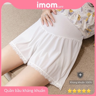 Quần đùi bầu vải lụa imom, có chun điều chỉnh, kháng khuẩn, khử mùi