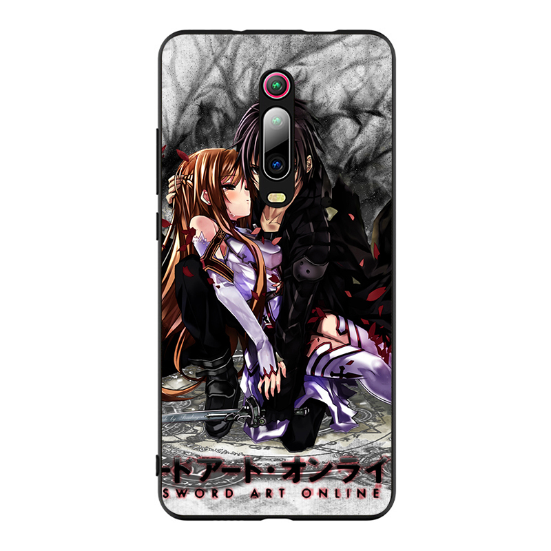 Ốp Lưng Tpu Họa Tiết Hoạt Hình Sword Art Online Thời Trang Cho Redmi K20 K30 S2 Go 9c 9a 9 8a 8 7a 7 6a 6 Pro